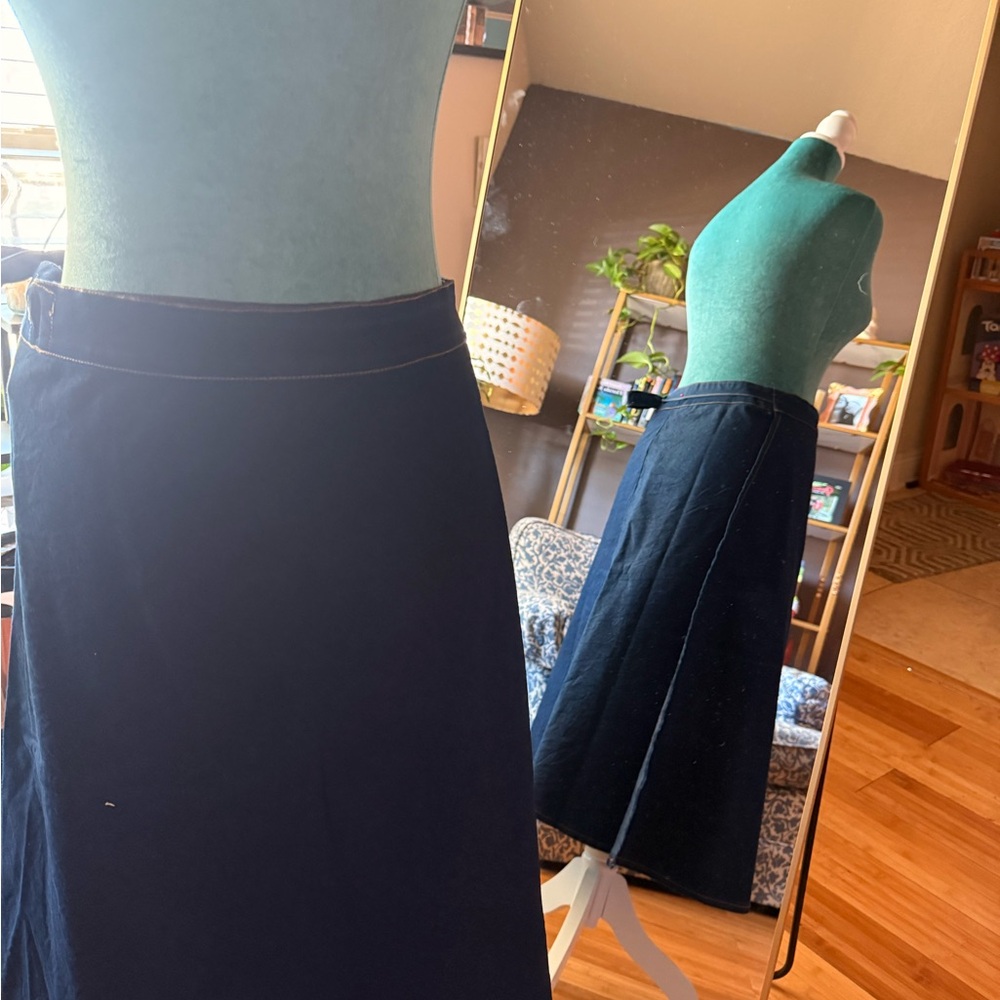 COPY - Gypsy Rose Dark Denim Wrap Skirt - Freesize - NWT